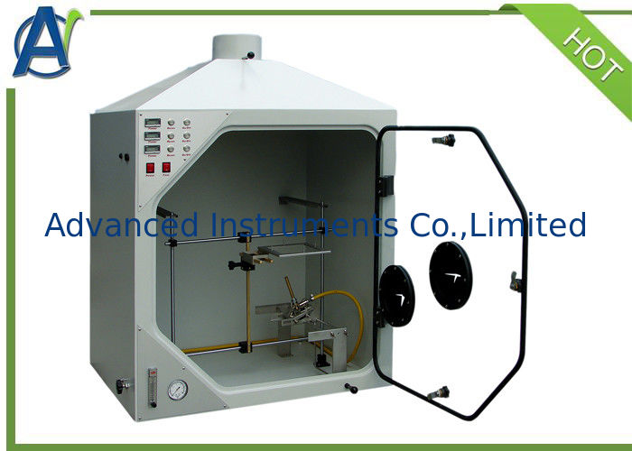 Horizontal and Vertical Flame Test Chamber for Flammability of Plastic Materials