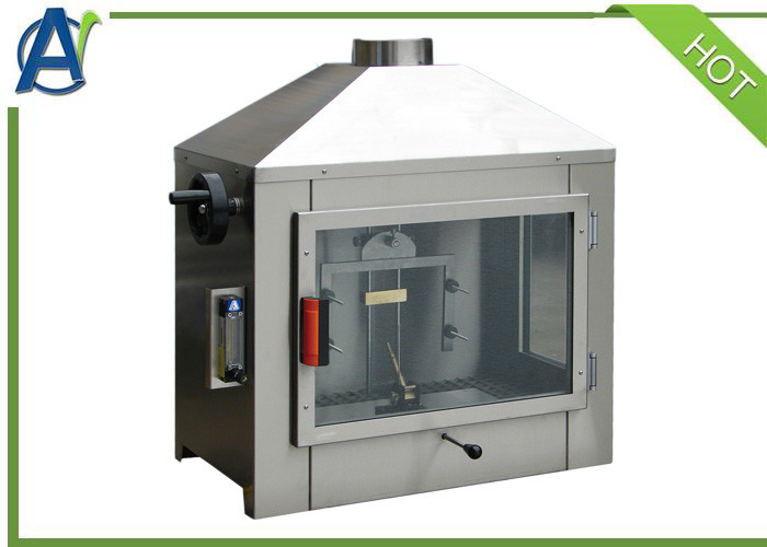 ISO 11925-2 Single Flame Source Tester with Stainless Steel Chamber