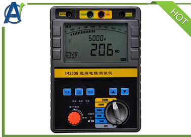 5KV 10KV Insulation Resistance Tester With LCD Display Inbuilt Battery