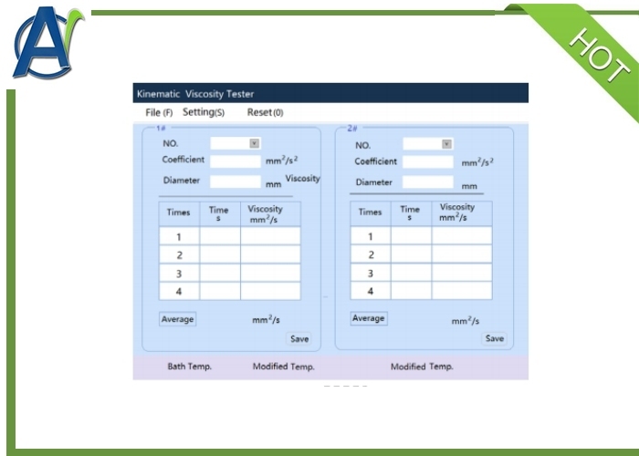 ASTM D445 Automatic Calculation Kinematic Viscosity Tester with Built-in Printer for Petroleum Products