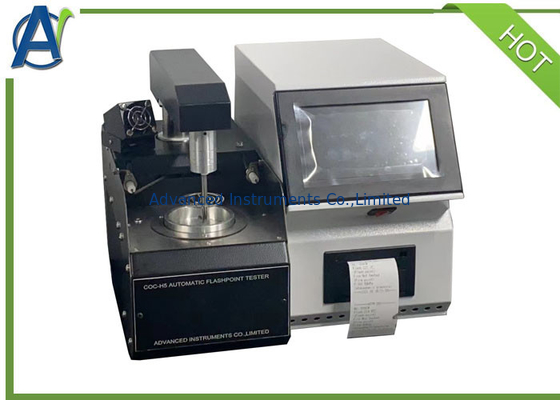 W pełni automatyczny tester temperatury zapłonu otwartego kubka COC ASTM D92 Otoczenie ~ 400 ℃