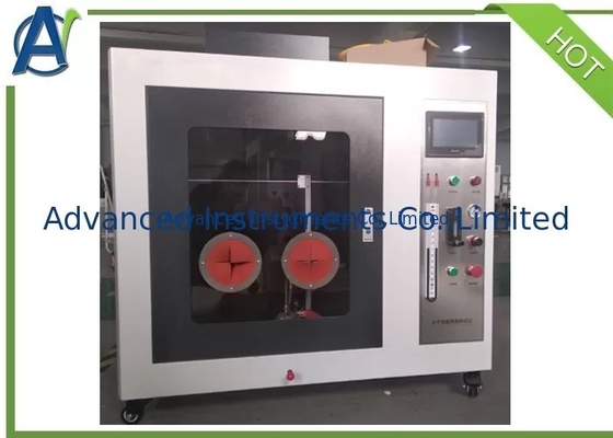 Tester płomienia poziomego / pionowego ISO 1210 dla materiału polimerowego IEC 60707
